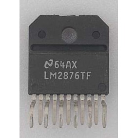 LM2876TF , TO-220F/11 , LM2876 , TEXAS INSTRUMENTS