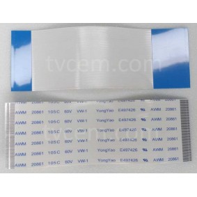 YONGYAO E497426 AWM 20861 105C 60V VW-1 FLEX KABLO, 76mm-26mm-50pin FLEX CABLE, SUNNY SN43DAL540-0276 FLEX KABLO