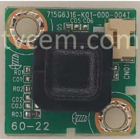 715G316-K01-000-004I POWER BUTTON , PHILIPS TV 42PFK6309-12 KEY BUTTON