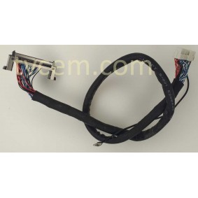 SALİPT S-901 E209436 VW-1 LR209028 CSA 125C HFT LVDS KABLO , JUG7.820.767-2 LVDS KABLO , 41Pin-41cm LVDS CABLE , PREMIER PR32H92 LVDS KABLOSU , T315HW04