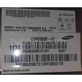 LD400BGB-A2 LED PANEL , T400HW04-V2 LED PANEL , SAMSUNG UE40D5000 EKRANI