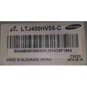 LTJ400HV05-C LED PANEL , SAMSUNG UE40ES6340 UE40ES6100 EKRANI