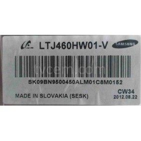 LTJ460HW01-V LED PANEL , SAMSUNG UE46D6540 EKRANI