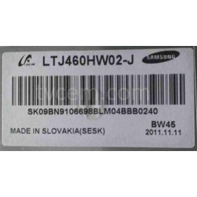 LTJ460hw02-J LED PANEL , SAMSUNG UE46D6500 EKRAN