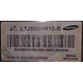 LTJ550HW10-B LED PANEL , SAMSUNG UE55ES6800 EKRANI