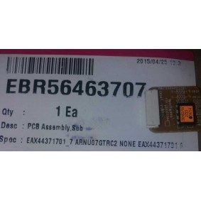 EBR56463707 , LG AIR CONDITIONER EEPROM PCB BOARD
