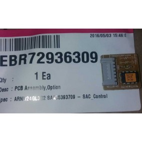 EBR72936309 , LG AIR CONDITIONER EEPROM PCB BOARD